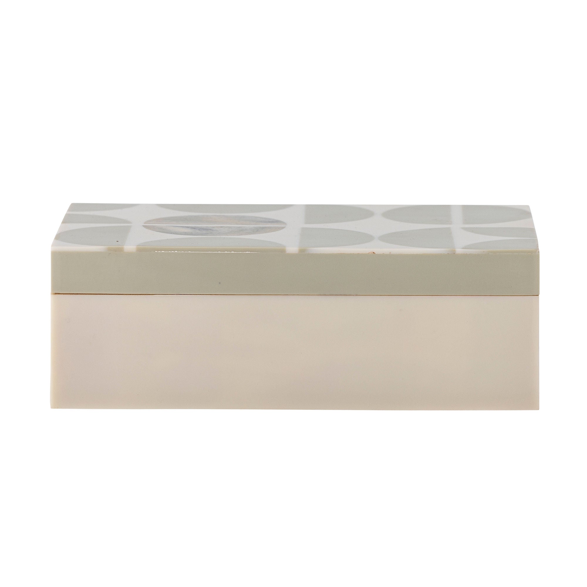 Bloomingville Kabela Box w/lock, grått, harts