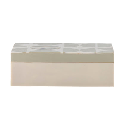 Bloomingville Kabela Box w/lock, grått, harts