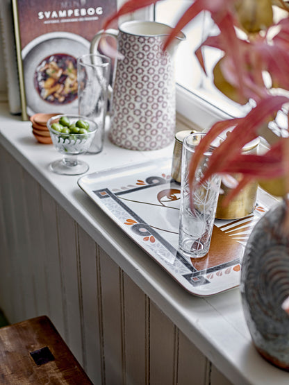 Bloomingville Rudaur serverar mat, blå, stengods