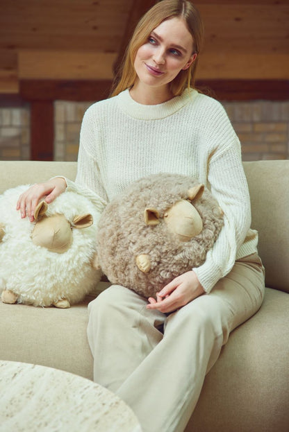 Söt fårkudde | Ø26 cm