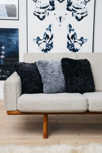 Lammskinnskudde | Korthårig | Nya Zeeland | Dubbelsidig | 40x40 cm