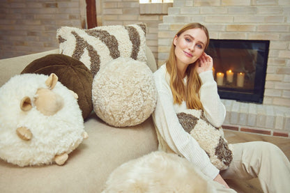 Söt fårkudde| Ø28 cm