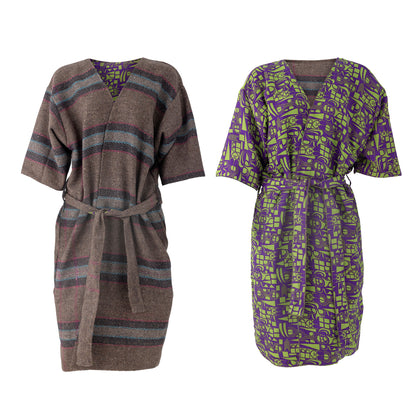 Creative Collection Rieti Kimono, Gray, Upcycleded