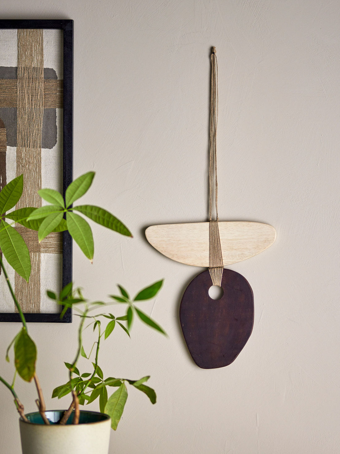 Bloomingville Yoki väggdekoration, brun, ek