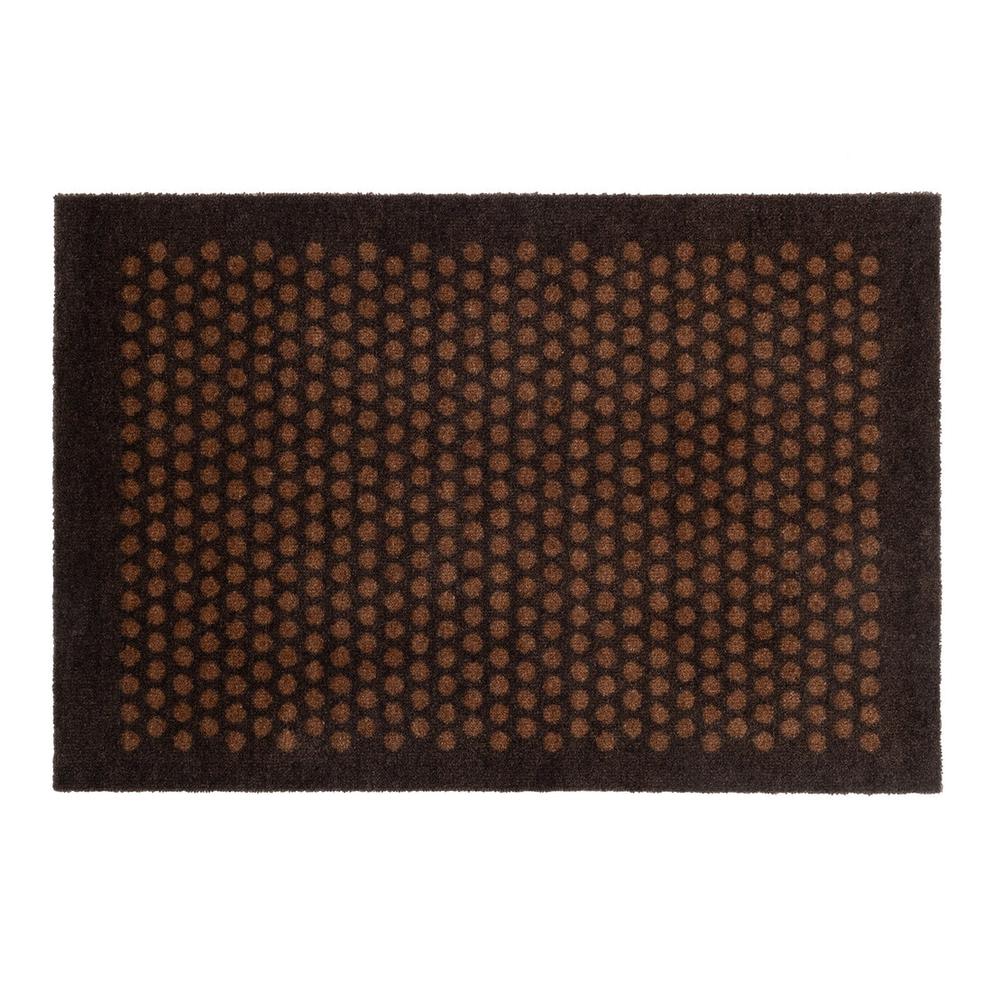 NYHED - TÆPPE/MÅTTE 60 x 90 CM - DOT/COGNAC-DARK BROWN - Tica Copenhagen - DesignGaragen.dk