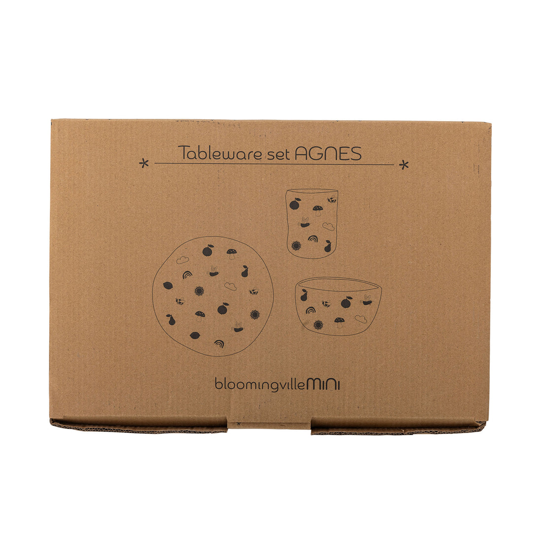 Bloomingville Mini Agnes -ramuppsättning, vit, stengods