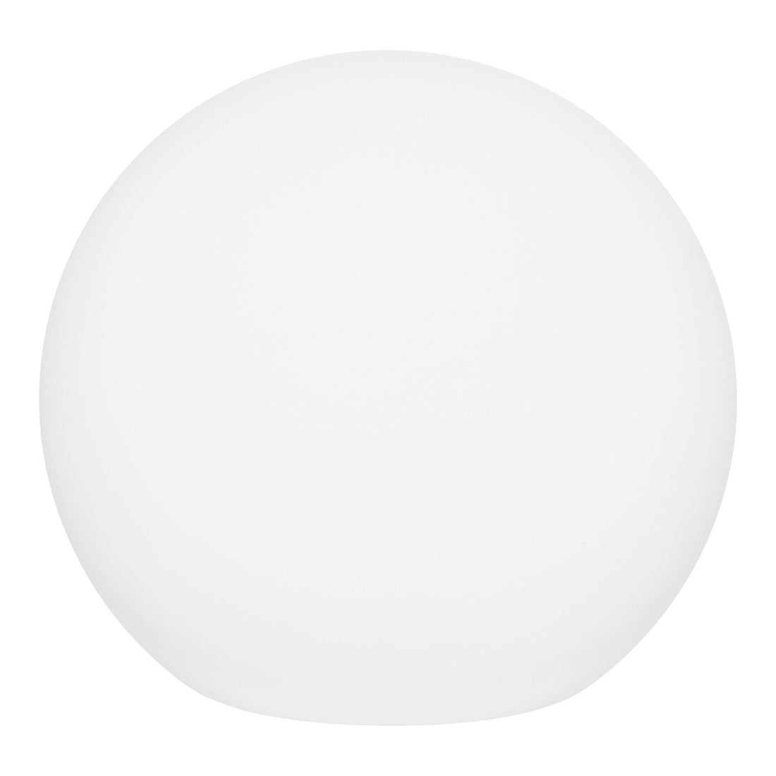 Lampa, vit, integrerad solcell Ø25 cm