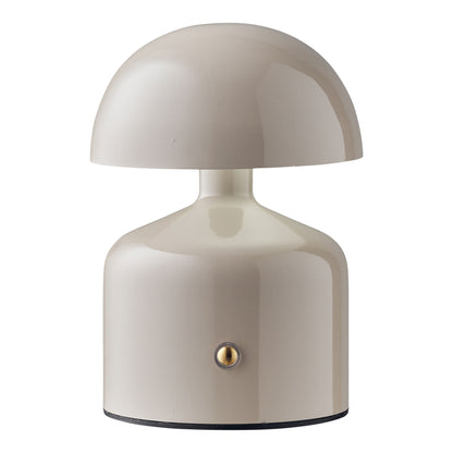 Aulla bordslampa - bordslampa, metall/plast, laddningsbar, grå
