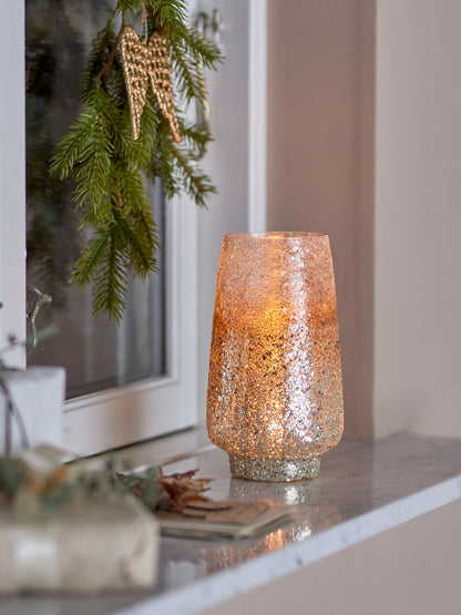Bloomingville Lucina Lighthouses scen, silver, glas