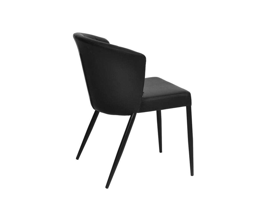 Matbord stol thor svart pu