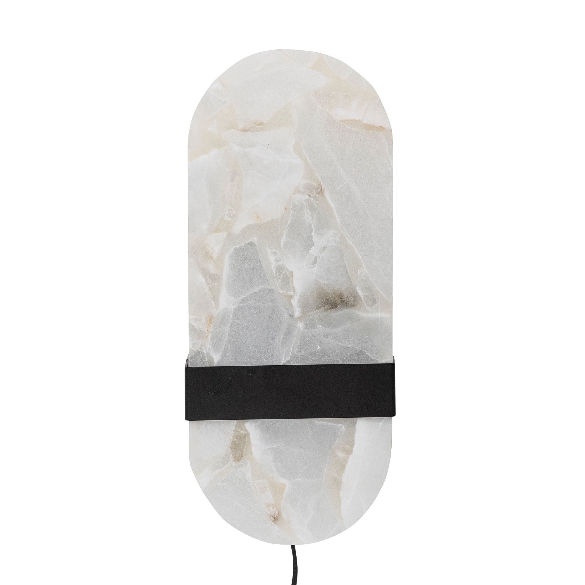 Bloomingville Taco Wall Lamp, Black, Alabast