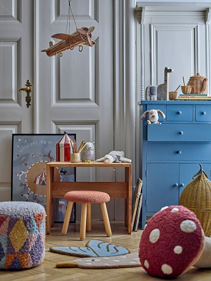 Bloomingville mini -axelpall, brun, polyester