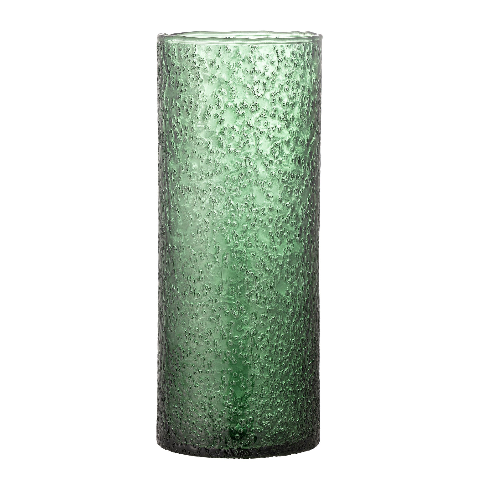 Bloomingville Zenta Vase, grön, återvunnet glas