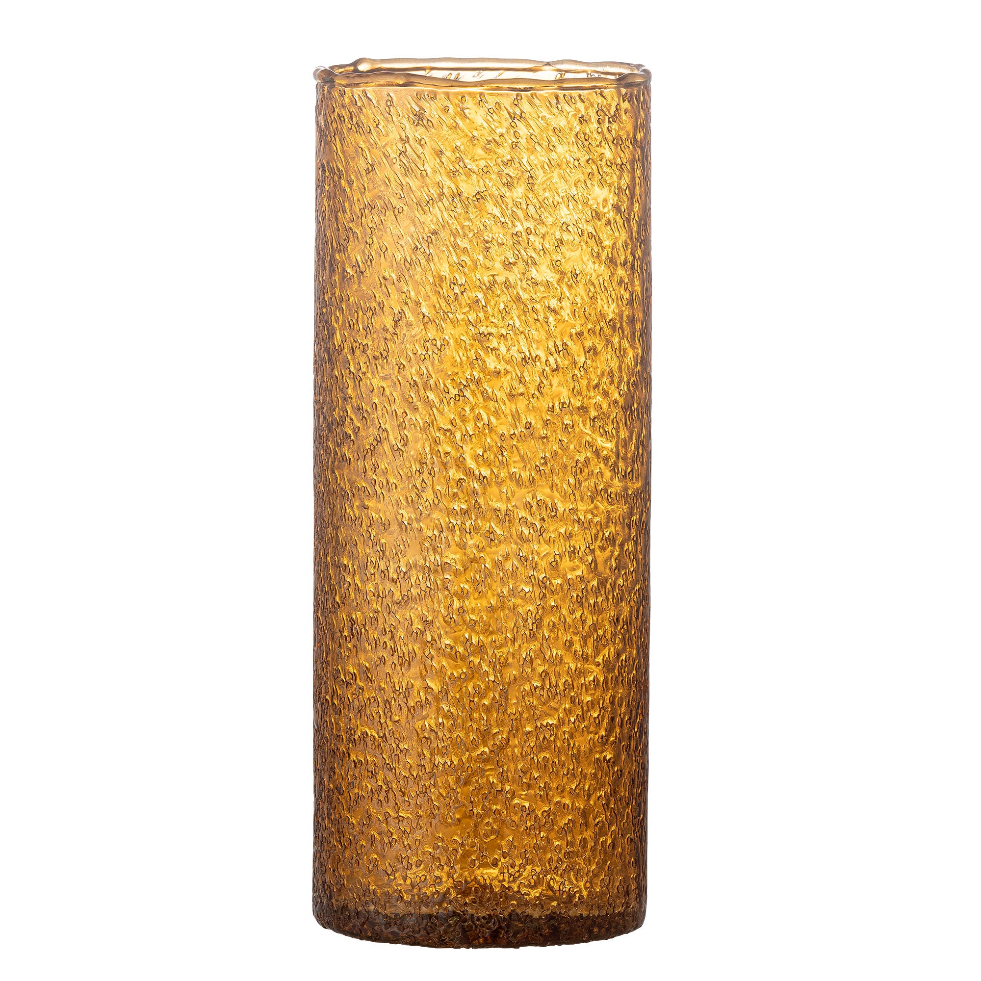 Bloomingville Zenta Vase, brun, återvunnet glas