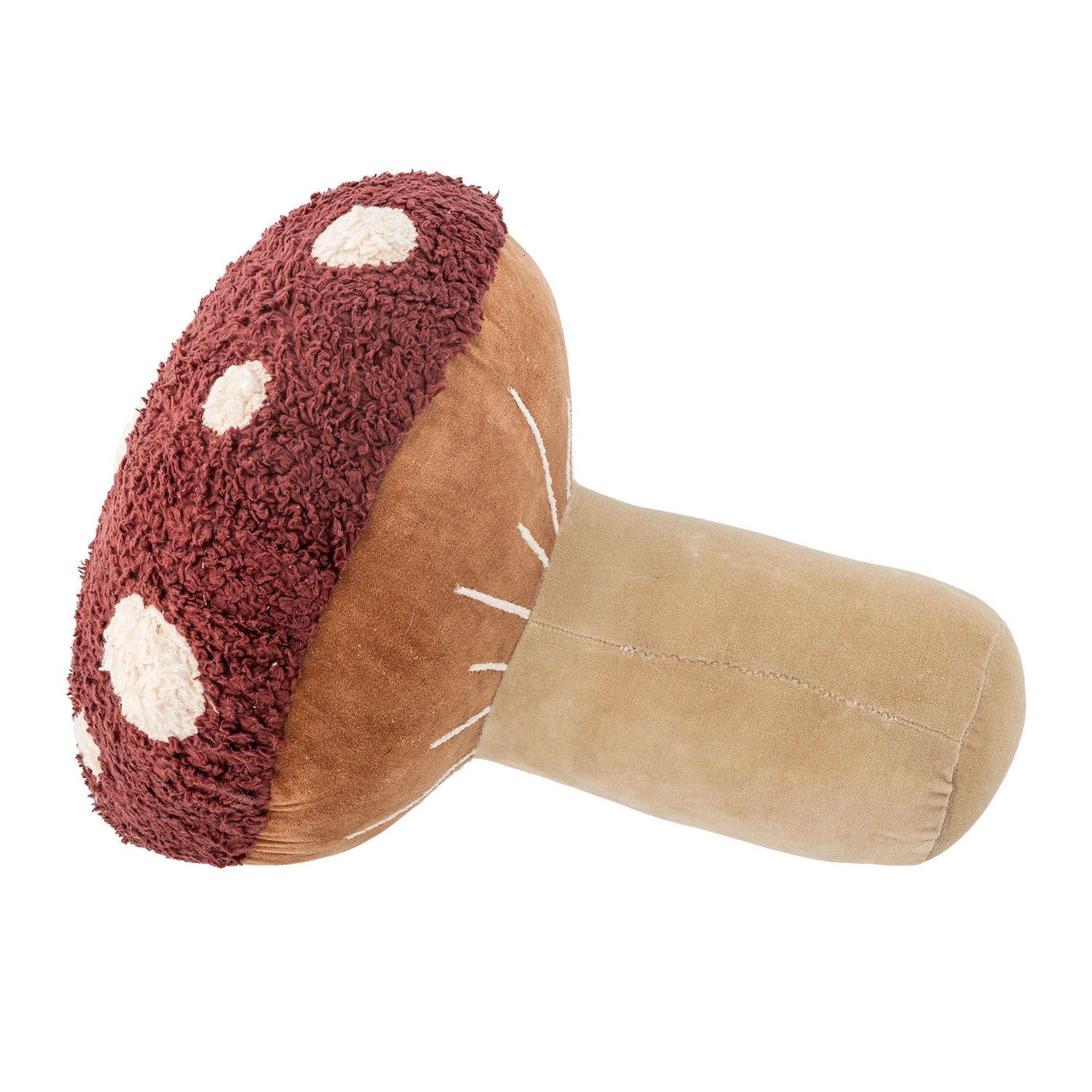 Bloomingville Mini Mushroom Cushion, Red, Cotton
