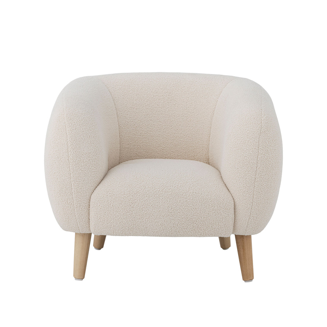 Bloomingville mini cade stol, vit, polyester