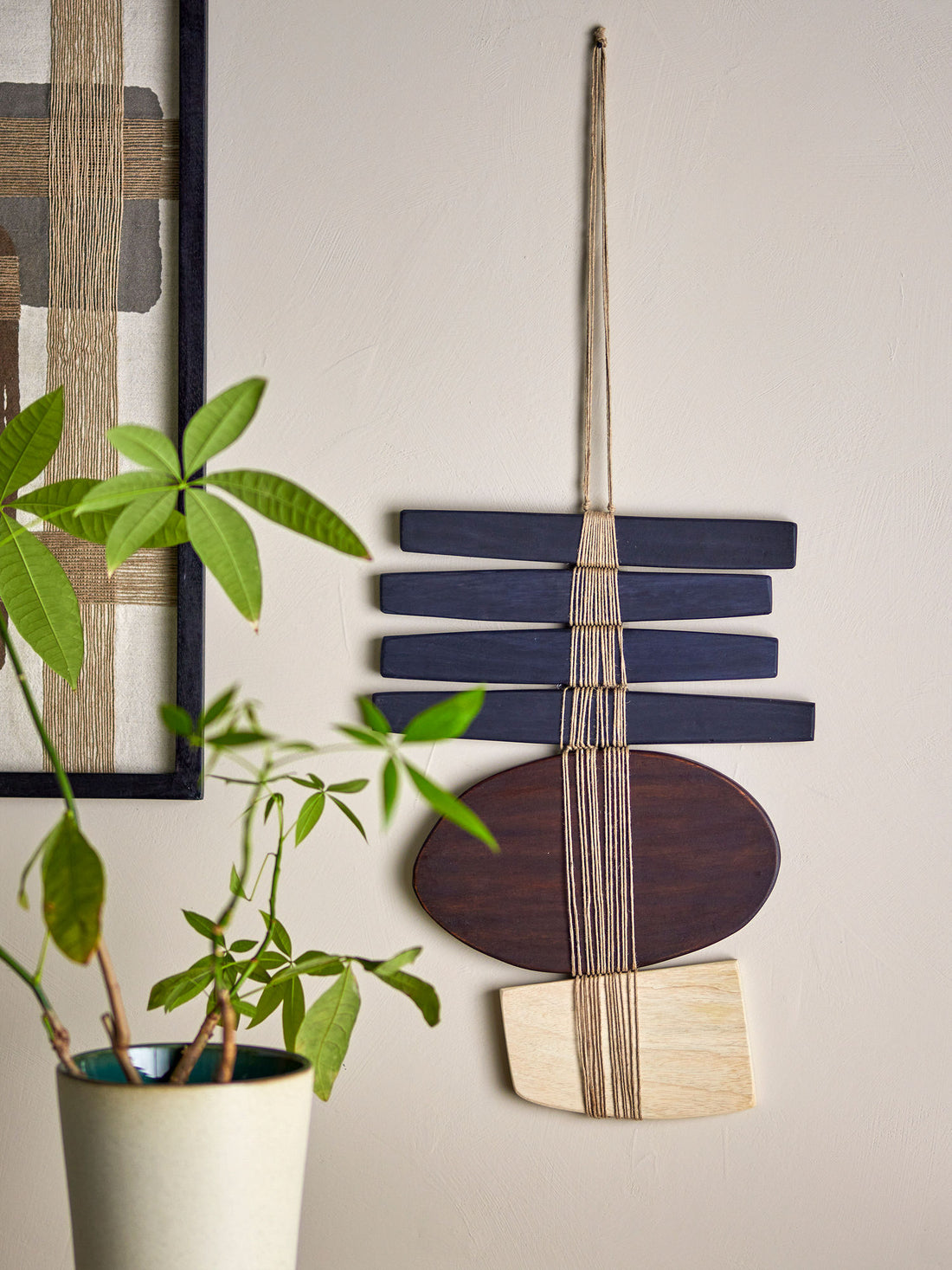 Bloomingville Yoki väggdekoration, brun, ek