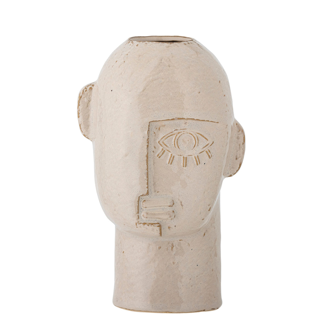 Bloomingville Lizzie Vase, natur, stengods