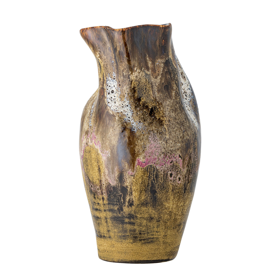 Bloomingville Benoit Vase, brun, stengods