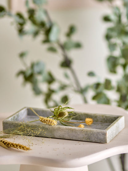 Bloomingville Majsa Fad, Green, Marble