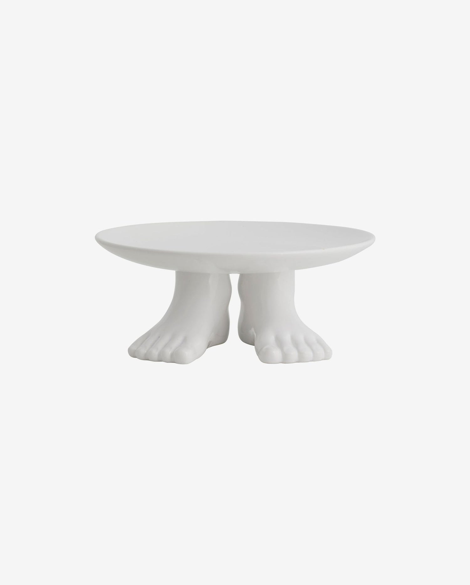 Cicely Cake Dish in Ceramics - Ø29,5 cm - vit