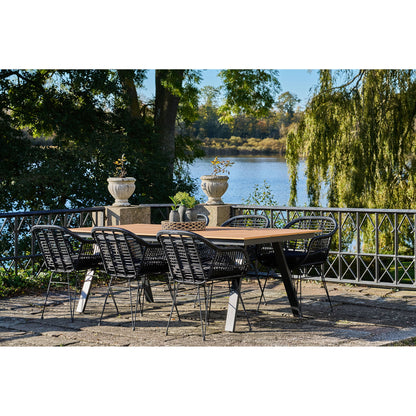 Matbord, nonwood, natur&lt;br&gt;100x220x74 cm