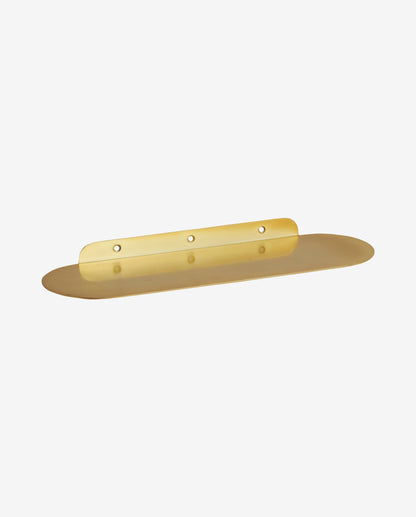 FANOE hylde i jern - small - L35 cm - guld finish - Nordal - DesignGaragen.dk