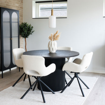 Boavista och Amorim matbordsset - matbord och 4 matbordsstolar