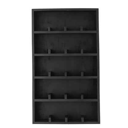 Bloomingville Thessa hyllan, svart, FSC 100%® Mango