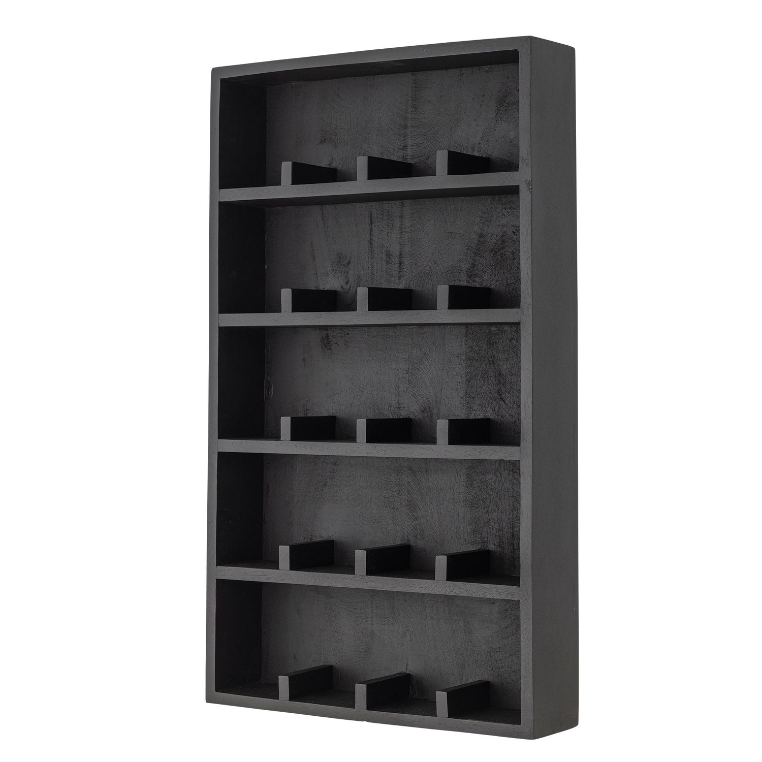 Bloomingville Thessa hyllan, svart, FSC 100%® Mango