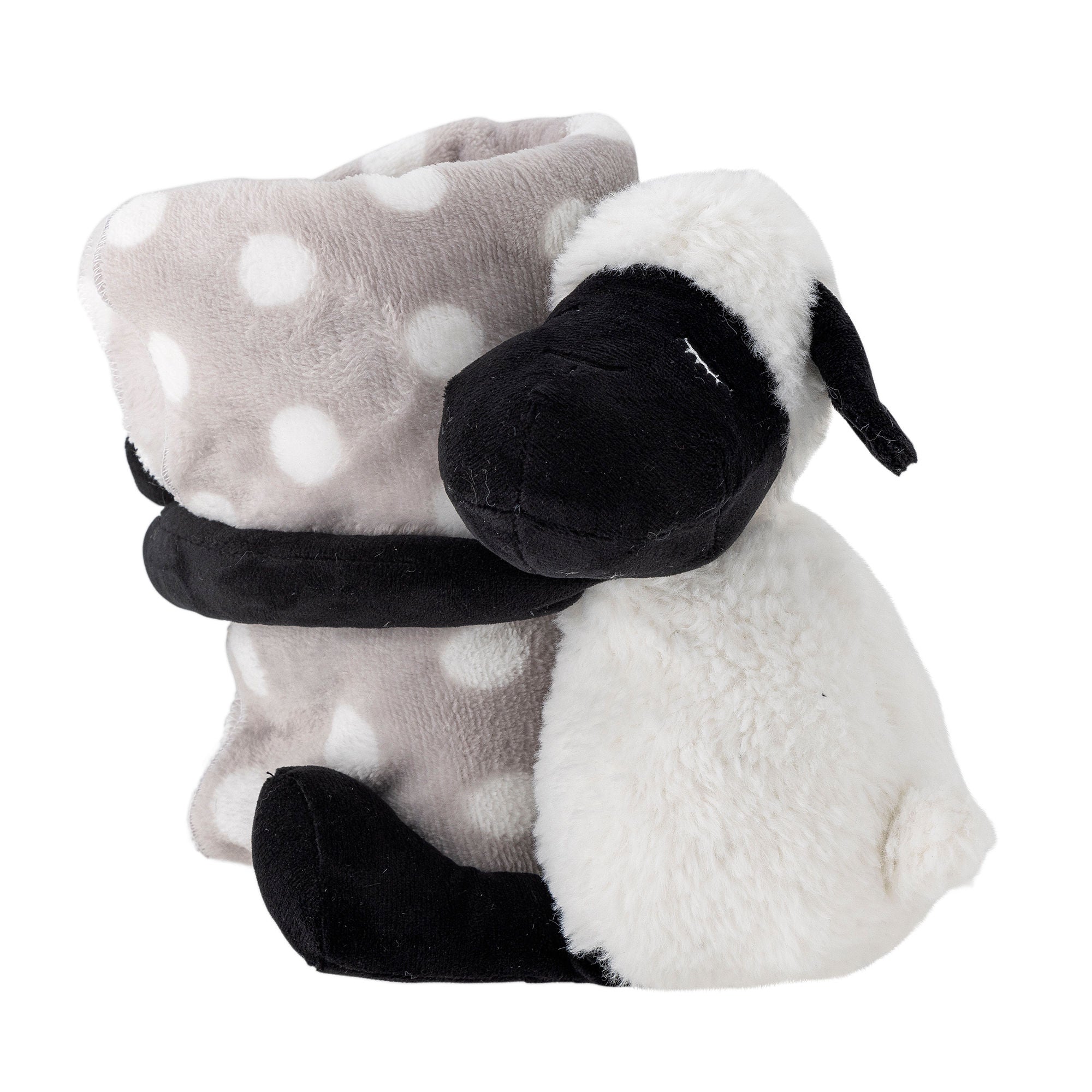 Bloomingville Mini Dolly Teddy Bear med filt, vit, polyester