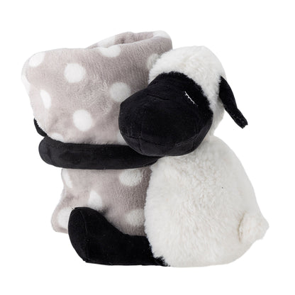 Bloomingville Mini Dolly Teddy Bear med filt, vit, polyester