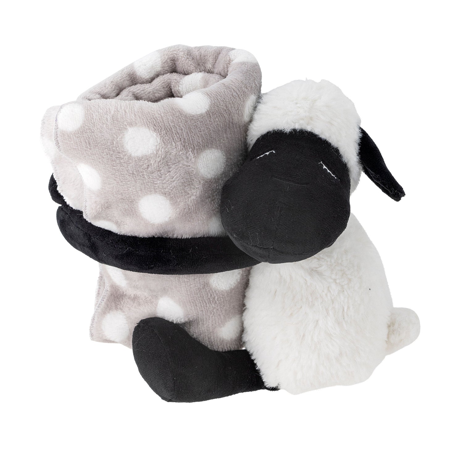 Bloomingville Mini Dolly Teddy Bear med filt, vit, polyester