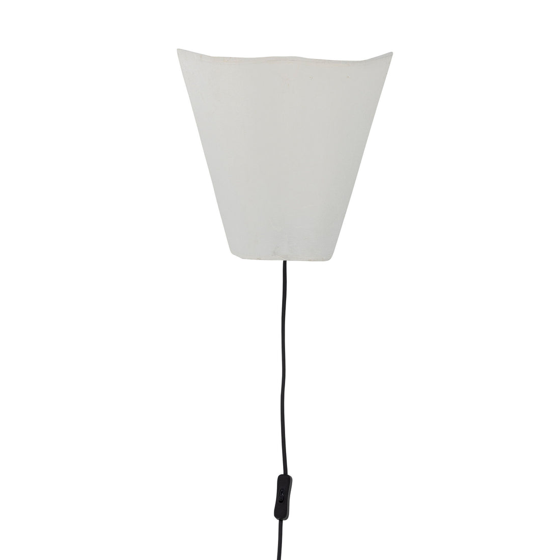 Bloomingville Janese vägglampa, vit, papper
