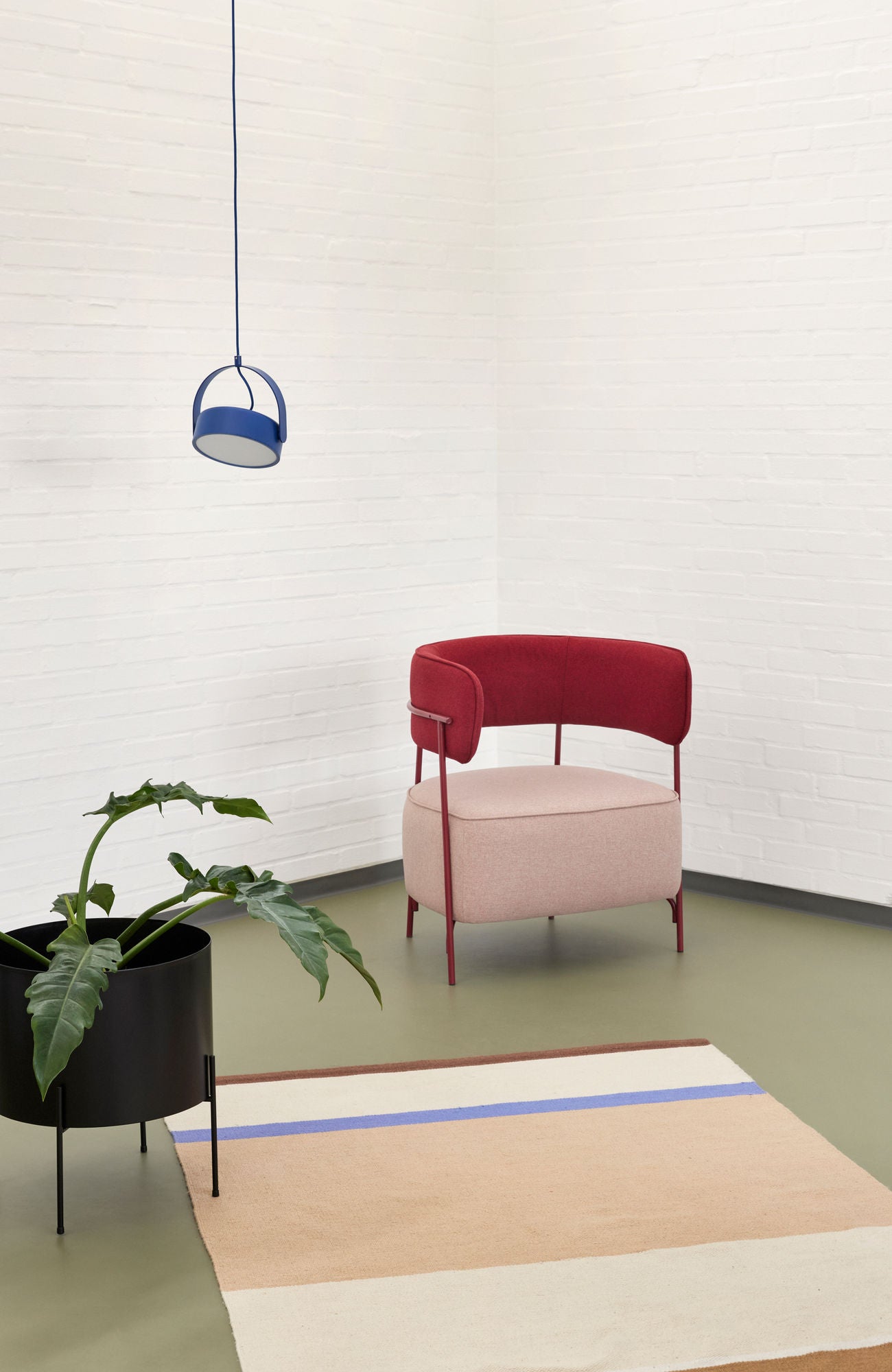 Hübsch scenen pendelblå