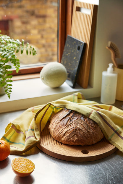 Monarch skärbrädor rund natur (set med 2) - ø33xh2, ø40xh2cm