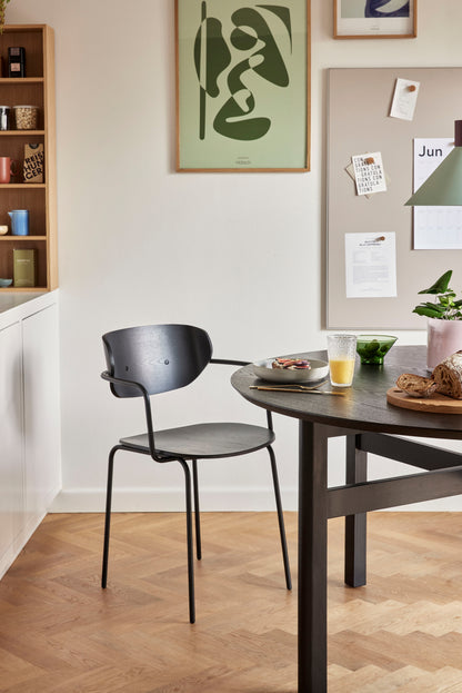 Monarch skärbrädor rund natur (set med 2) - ø33xh2, ø40xh2cm