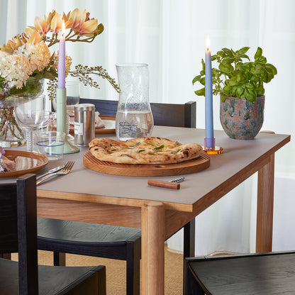 Monarch skärbrädor rund natur (set med 2) - ø33xh2, ø40xh2cm