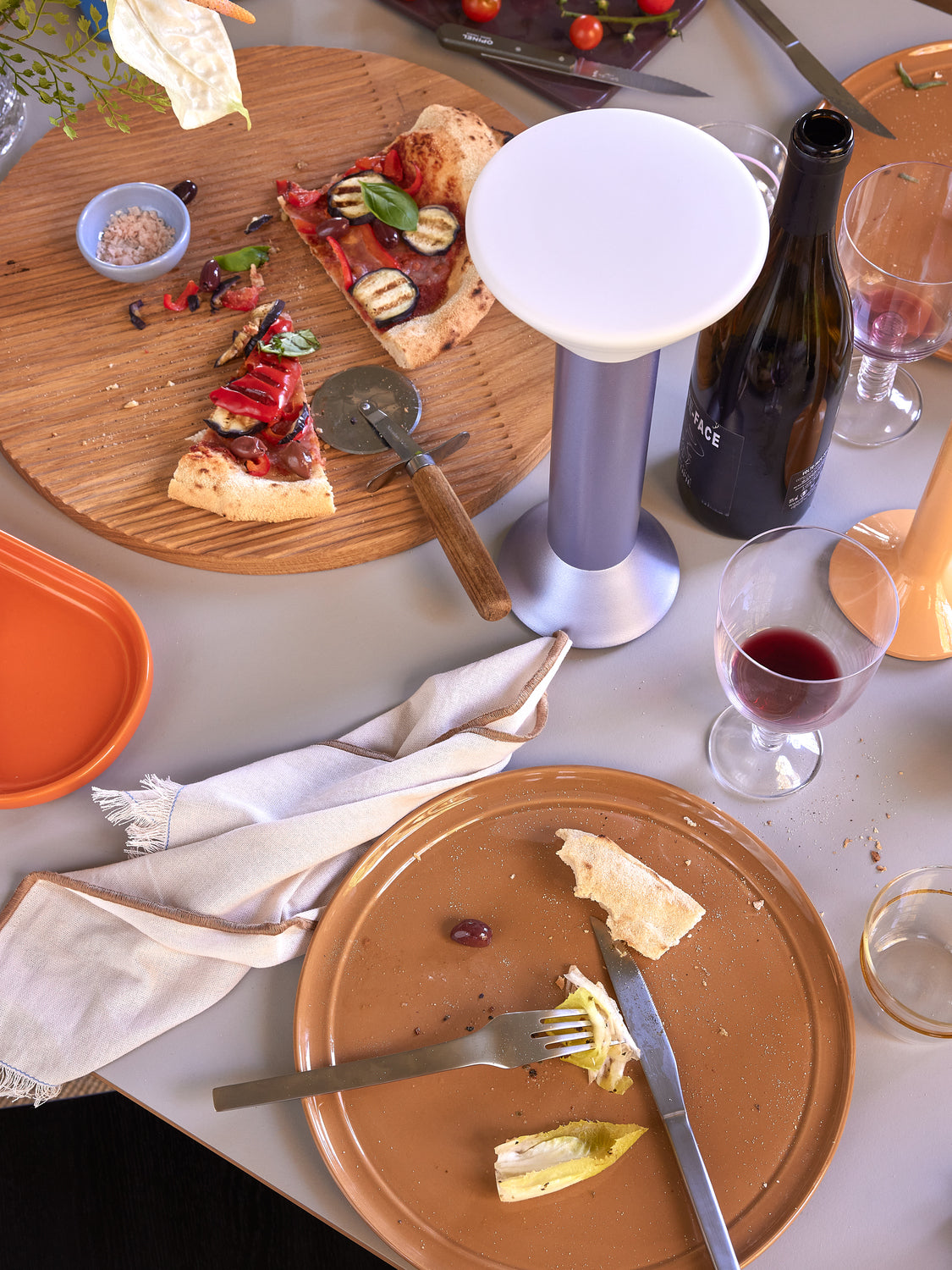 Monarch skärbrädor rund natur (set med 2) - ø33xh2, ø40xh2cm