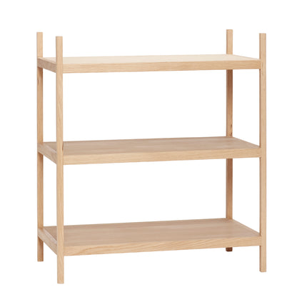 Bibliotekshyllan liten natur - 80x45xh90cm