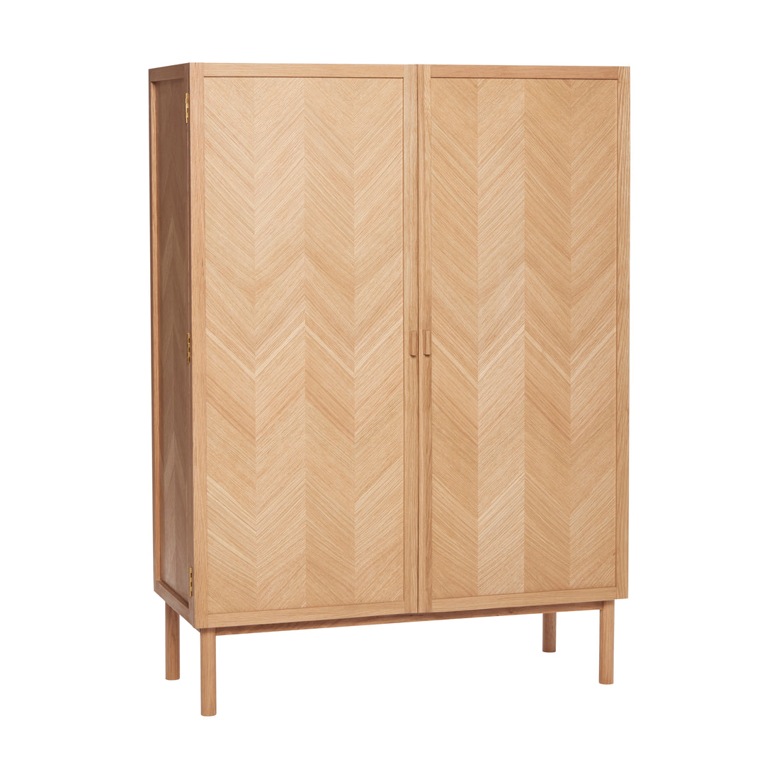 Fiskbensgarderob Medium Natural - 100x42xh140cm