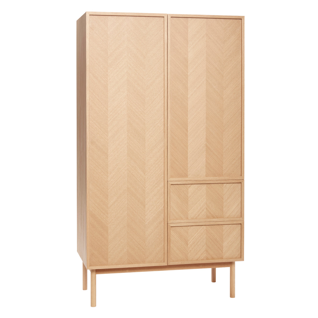 Sillben garderob stor natur - 100x52x180cm