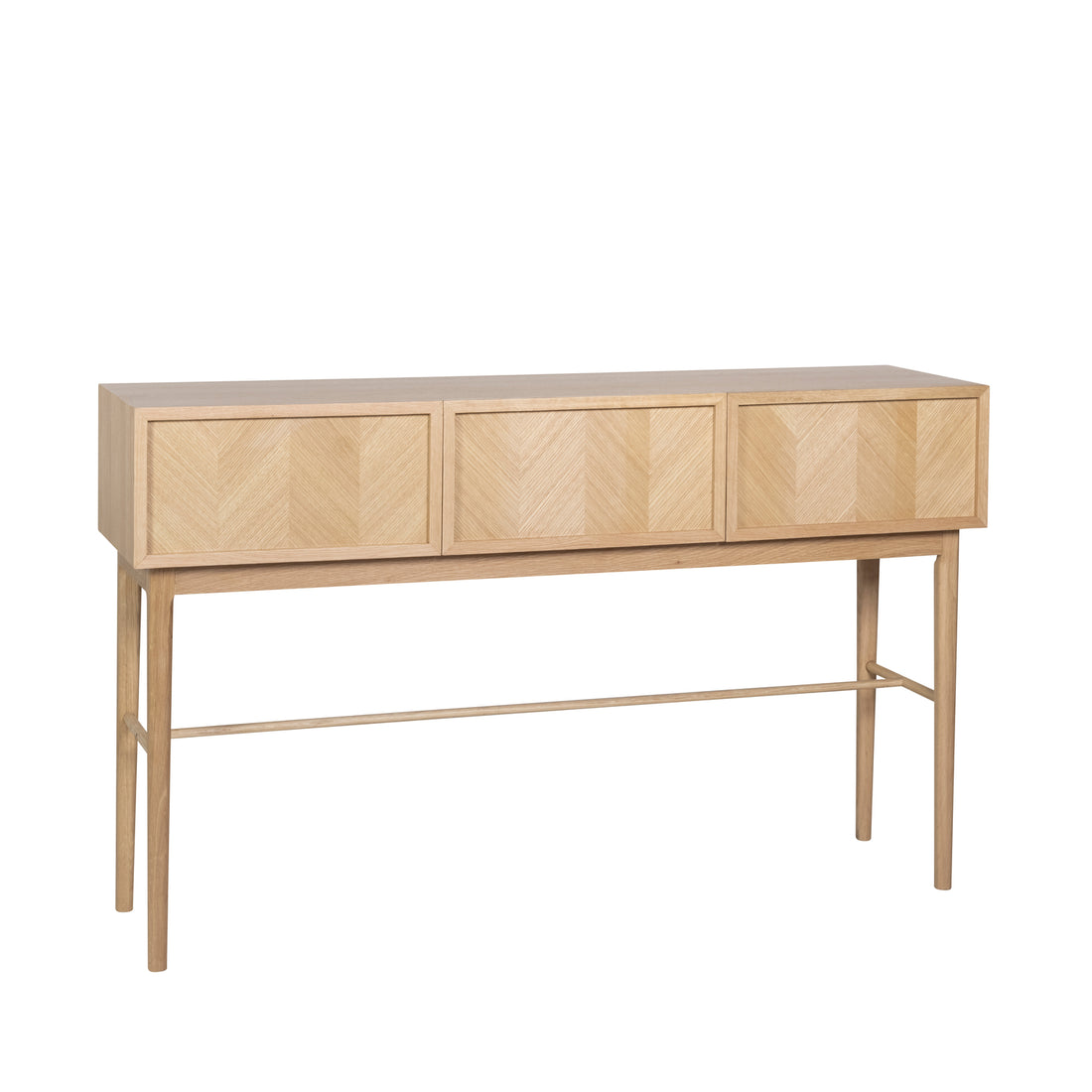 Fiskbenskonsol Bordslådor Natur - 150x38xh90cm