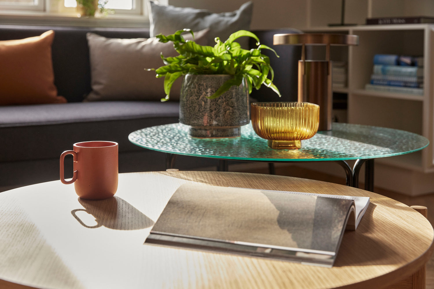 Heritage Soffbord Natur - ø86xh40cm