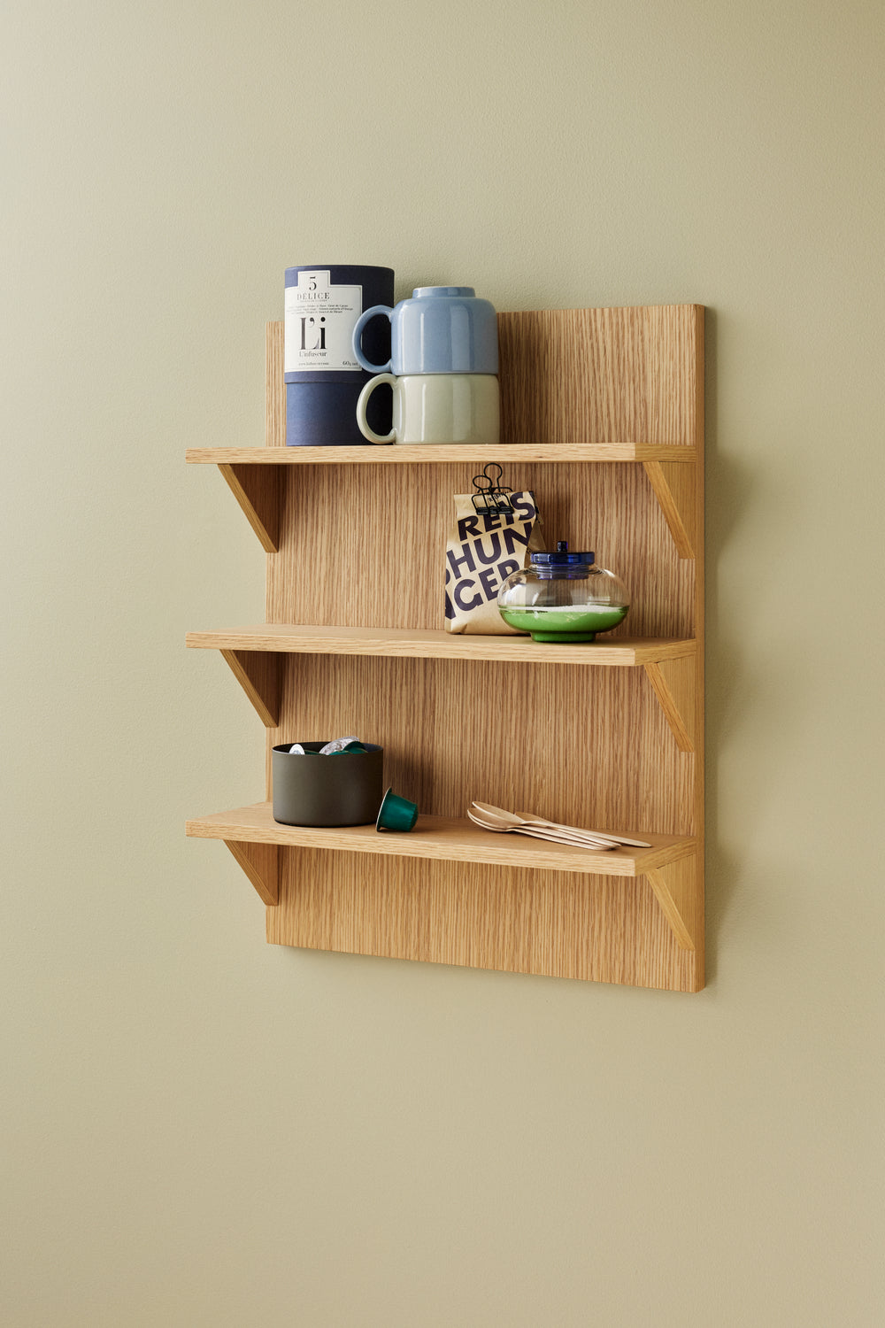 Rak bokhylla Natur - 40x14xh54cm