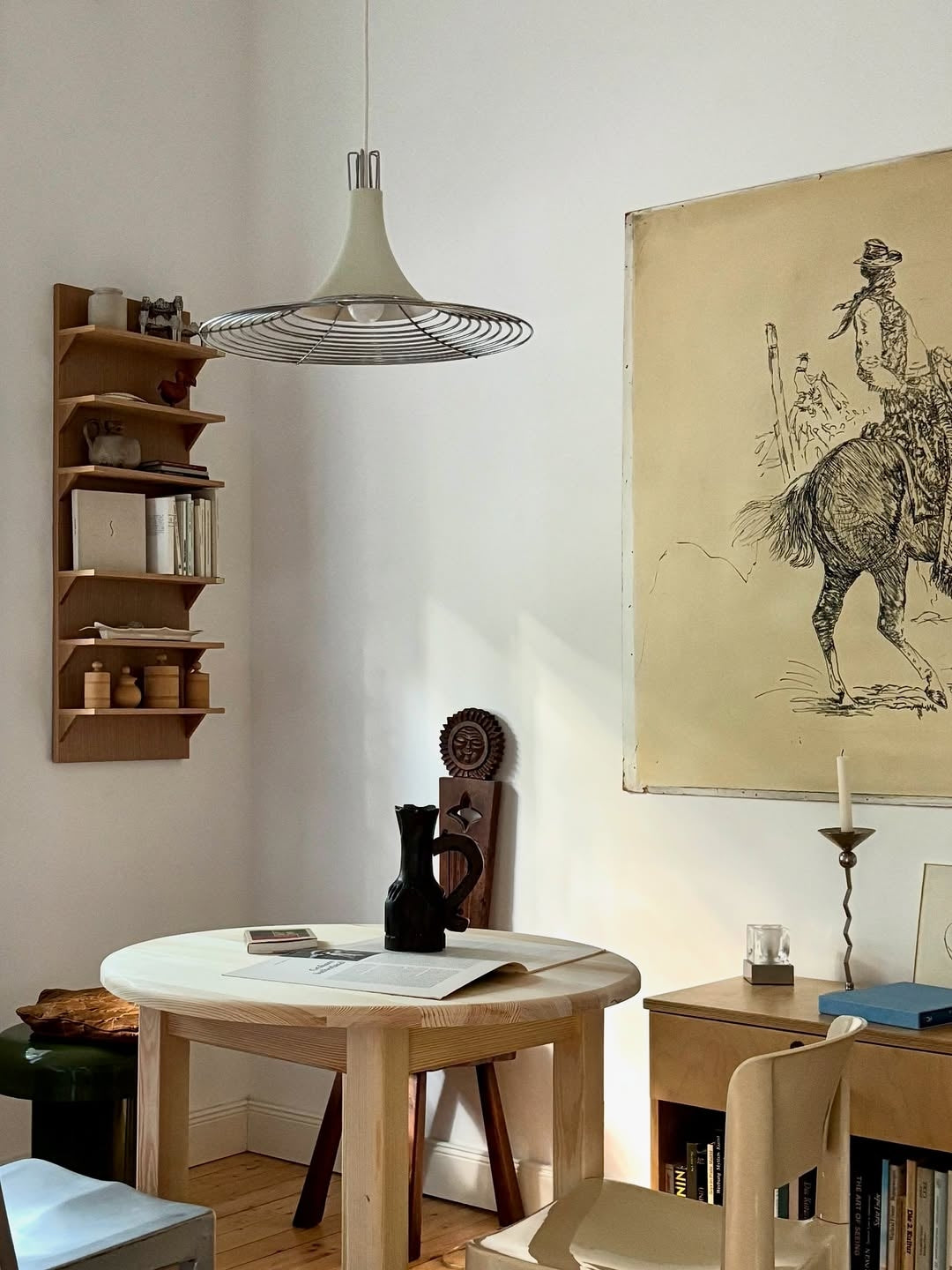 Rak bokhylla Natur - 40x14xh54cm