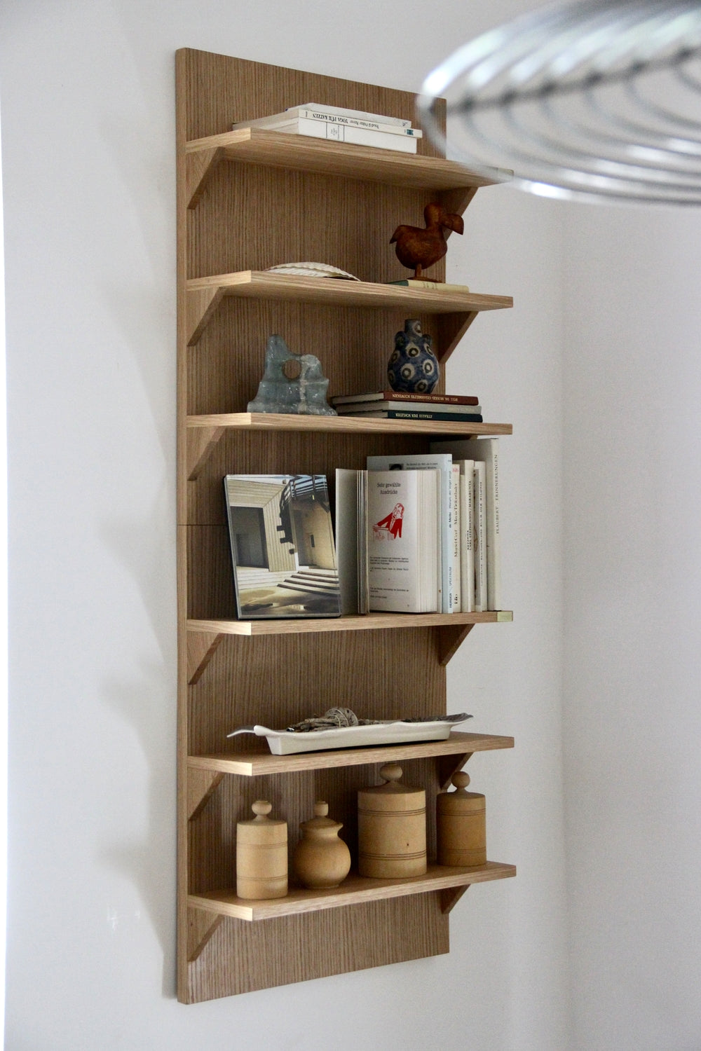 Rak bokhylla Natur - 40x14xh54cm