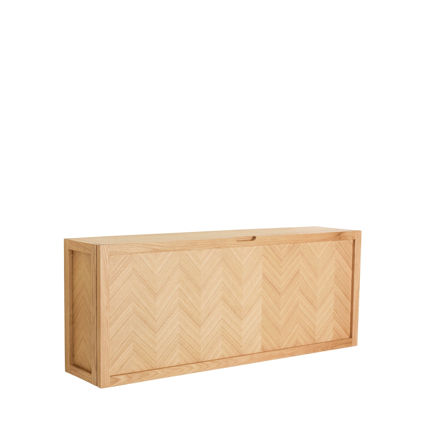 Fiskbensskoskåp Stort Natur - 100x25xh40cm