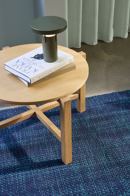 Fyra soffbord Natural (set med 2) - ø68xh42cm, ø48xh55cm