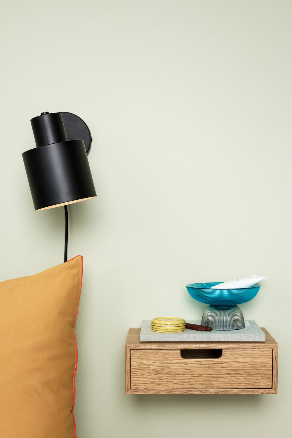 Säkring vägglampa svart - 29x12xh17cm, e27/15w
